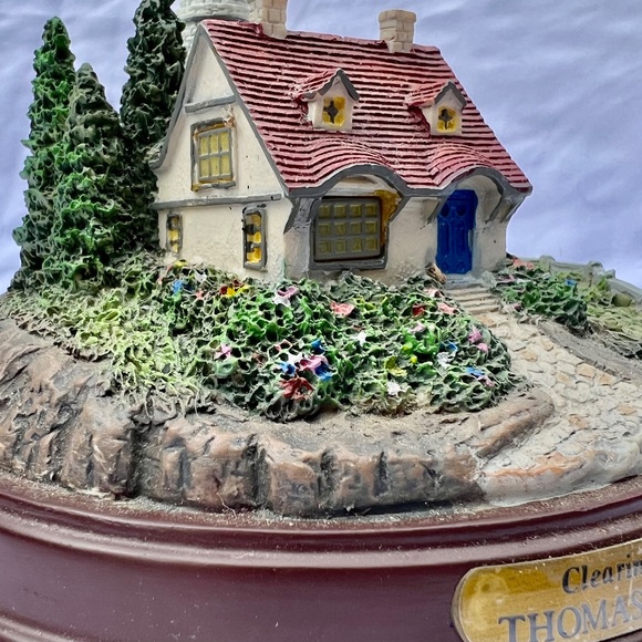 Thomas Kinkade "Clearing Storms" table top sculptures - Picture 2 of 8